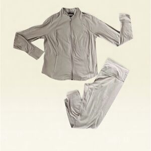 ATHLETA MATCHING SET Salutation Jacket 2.0 & High Rise Elation 7/8 Tights LARGE